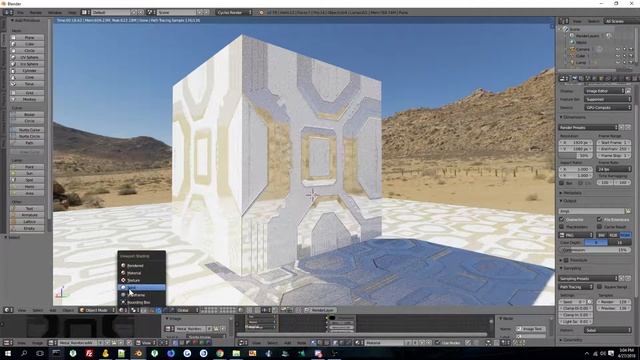 Blender GLTF2 Exporter into vesta for janusVR or webVR смотреть онлайн