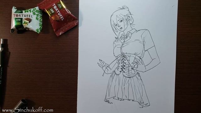 как нарисовать девушку как нарисовать аниме смотреть онлайн