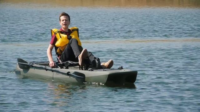 Лодка для рыбалки с ПЕДАЛЬНЫМ МОТОРОМ! Глебус тестирует каяк Point 65 KingFisher