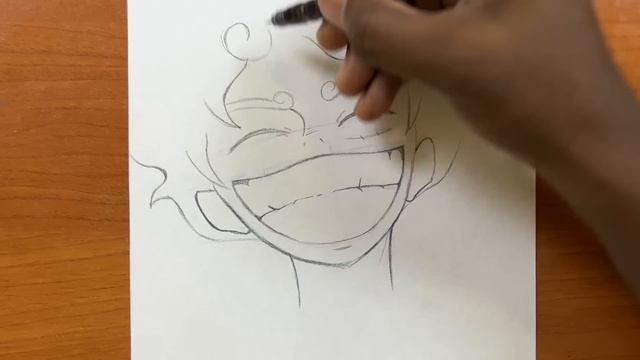 How to draw Gear 5 luffy ( joy boy ) | step-by-step смотреть онлайн