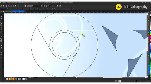 (BÁSICO) LOGO GOOGLE CHROME TUTORIAL COREL DRAW X8