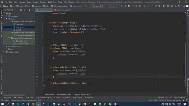 How to make Advanced Calculator in Android Studio with Kotlin & Java - Part 3/3 смотреть онлайн