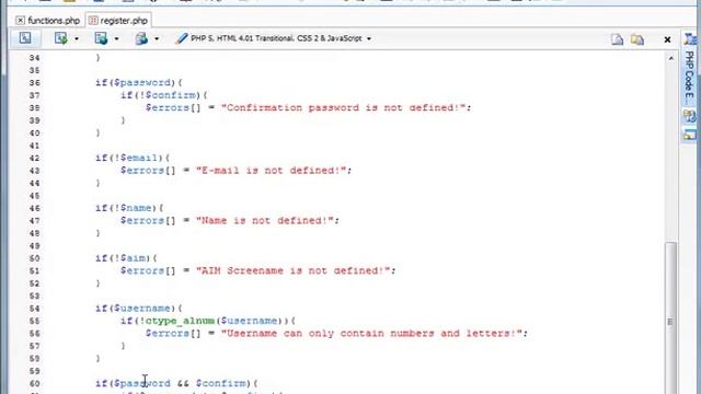 PHP Tutorial // Registration V3. смотреть онлайн