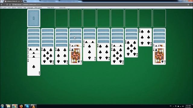 Spider Solitaire - a no commentary walkthrough смотреть онлайн