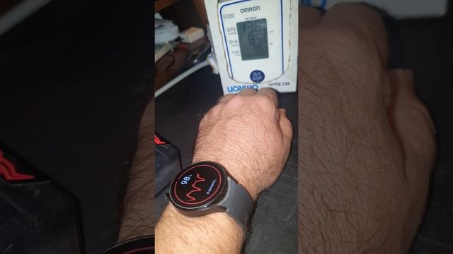 galaxy watch 4 измерение давления, сравнение с тонометром AMRON. смотреть онлайн