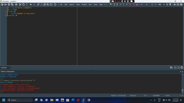 HOW TO FIND THE NUMBER IS POSITIVE OR NEGATIVE IN PYTHON..................... смотреть онлайн