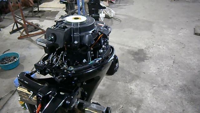 Mercury - 9.9 лс, 4т. - работа на стенде смотреть онлайн