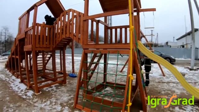 Зимняя детская площадка Snow Fox 5,9 м Панда Фани Gride смотреть онлайн