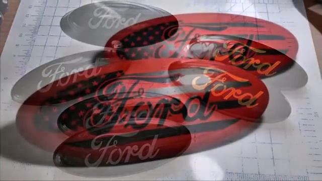 Custom Vinyl Wrapped Ford Emblems смотреть онлайн