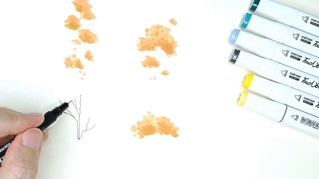 How to Draw Trees ? in Your Sketch By Marker смотреть онлайн