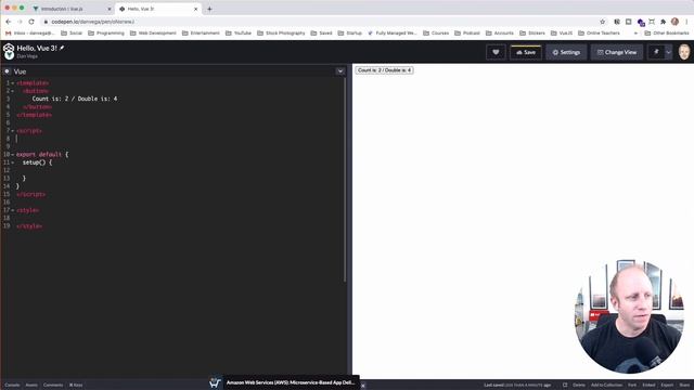Learn Vue 3: Getting started with Vue 3 for beginners using CodePen смотреть онлайн