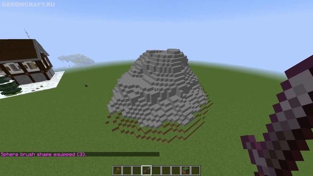 Майнкрафт Worldedit как создать гору (2023) | Worldedit Команды (часть 10)