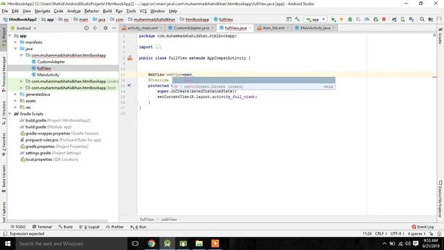 How to apply click on recyclerview || How to make book app using html || Admob App 18 смотреть онлайн
