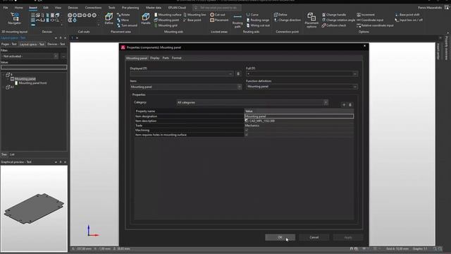 Import STEP file & define mounting panel | EPLAN Pro Panel смотреть онлайн