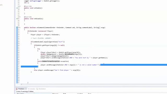 Bukkit for Beginners - Episode 11 - Health, hunger, and health scales смотреть онлайн