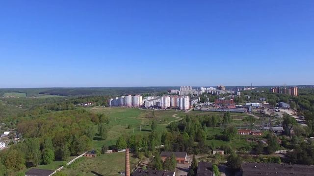 Панорама южной окраины микрорайона Кубяка ("Дом на Кубе") смотреть онлайн