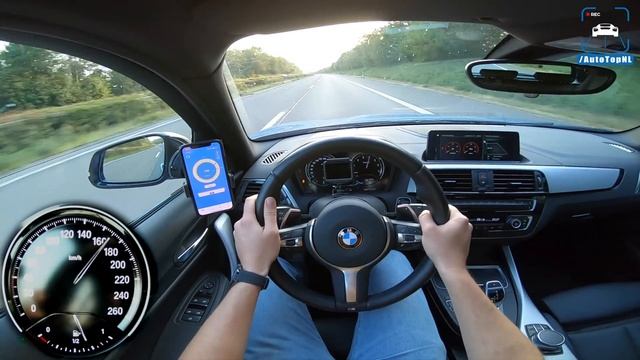 BMW 1 Series M140i AUTOBAHN POV 260km/h TOP SPEED By AutoTopNL
