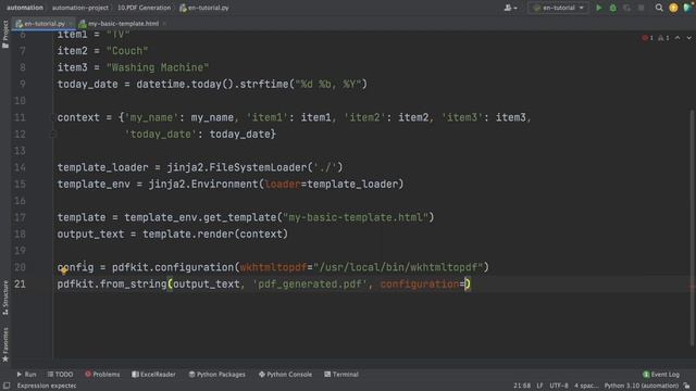 How to Create PDF Files with Python [New Method 2022] || Making an Invoice PDF смотреть онлайн