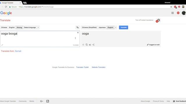 Google Translates Ooga Booga FIXED смотреть онлайн