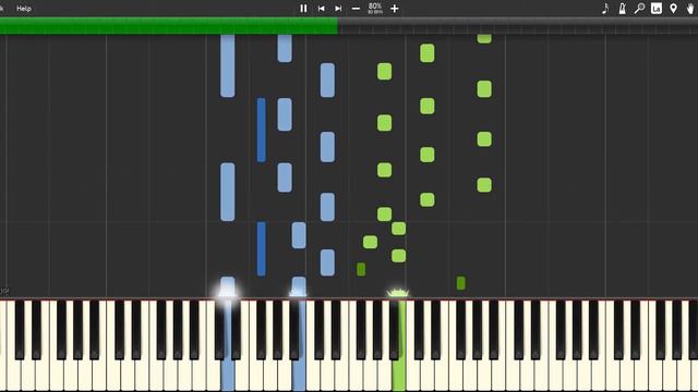 Yann Tiersen - Comptine d`un autre ete Piano Tutorial (sheet music + midi) смотреть онлайн