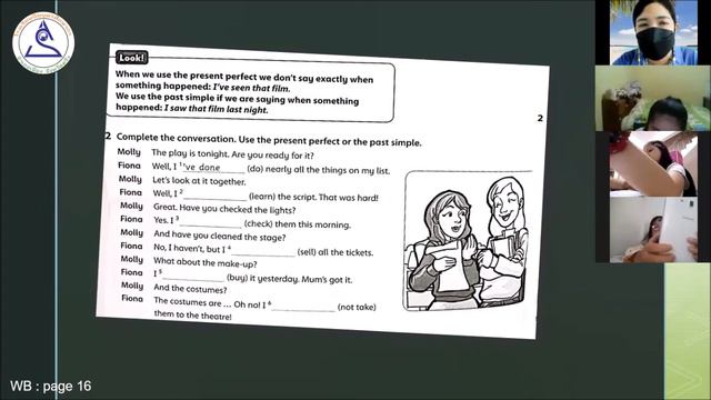 English Online Class P.5 MEP : Ep.20 เรื่อง Past simple and present perfect смотреть онлайн