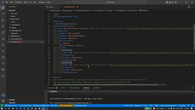 AWS tutorial with SAM and NodeJS | Part-10 | API Gateway, Path variable and query params with Lambd смотреть онлайн
