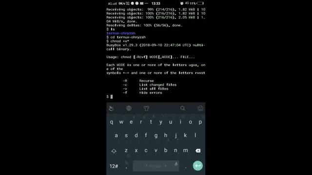 #2 termux // git installation & theme change смотреть онлайн