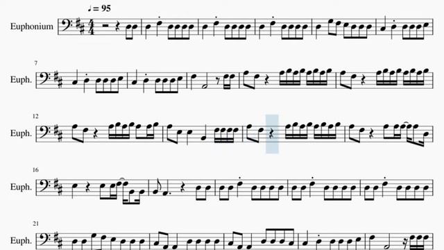 Euphonium Sheet Music: How to play Meet Me At Our Spot by THE ANXIETY (WILLOW and Tyler Cole) смотреть онлайн