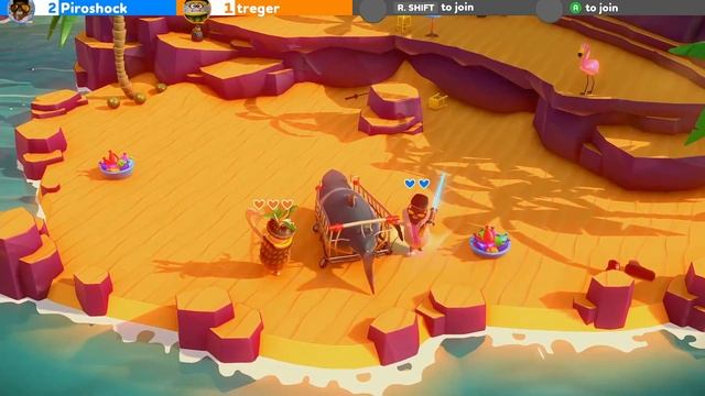 Я ПРОТИВ СВОЕГО ДРУГА TREGER В ИГРЕ RUBBER BANDITS. смотреть онлайн