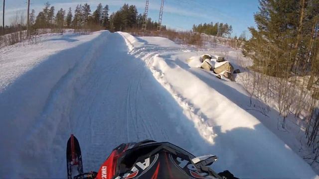 Snowmobile Trail ride Rave 800 RE смотреть онлайн