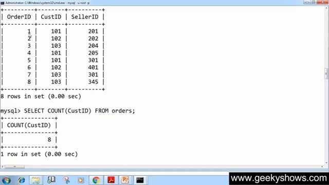 86. COUNT Function in SQL (Hindi) смотреть онлайн