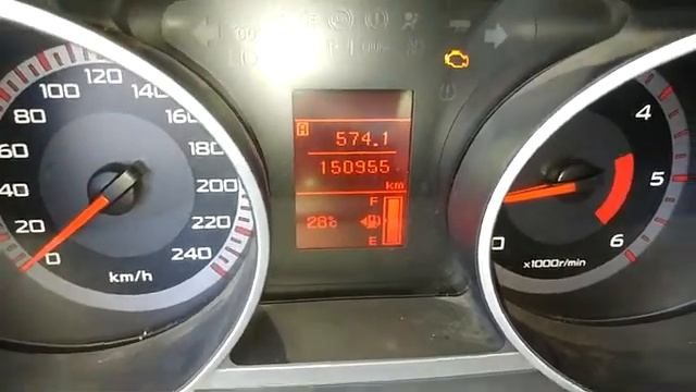 ЧИП Проверка расхода на трассе Peugeot 4007 дизель 2.2 (13) смотреть онлайн