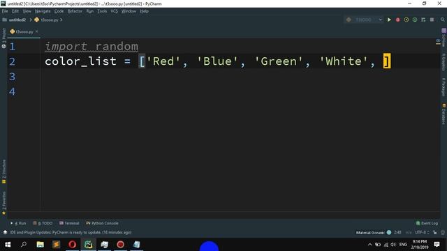 How to randomly select an item from a list in Python смотреть онлайн