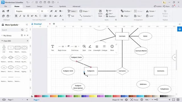 ERD Tutorial: How to draw ER Diagram of Student Enrolment Management System смотреть онлайн