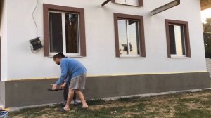 Покраска Дома Своими Руками. Покраска Цоколя Своими Руками.