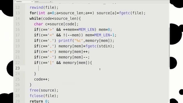 Writing a Brainfuck Interpreter смотреть онлайн