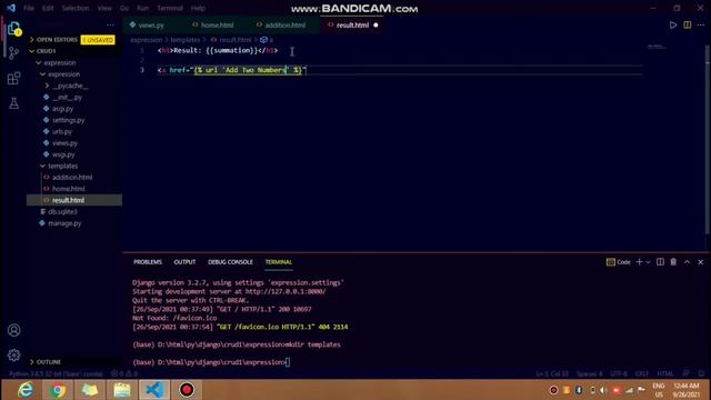Add Two Numbers using Django Framework | Python | Mathematical Expression смотреть онлайн