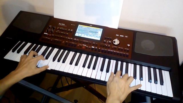 Korg Pa700 - Vreau sa cante-un lautar смотреть онлайн