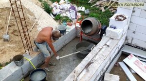 Монолитная перемычка длиною 8 метров своими руками