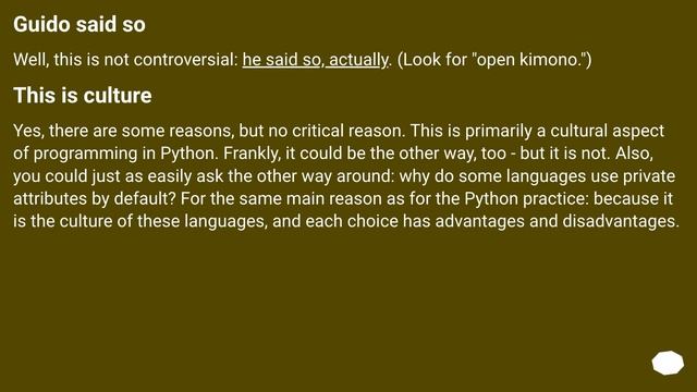 Should I use name mangling in Python? смотреть онлайн