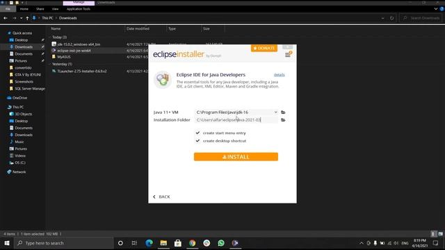 Instalar Eclipse (Java) 2021 смотреть онлайн