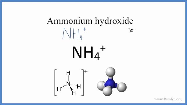 How to Write the Formula for Ammonium hydroxide смотреть онлайн