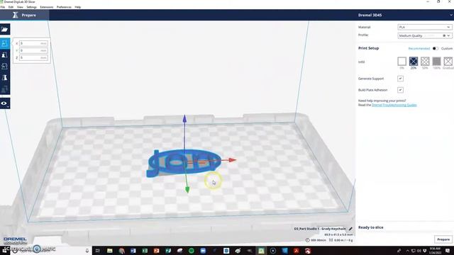 Slicing STL to GCODE using Dremel DigiSlicer смотреть онлайн