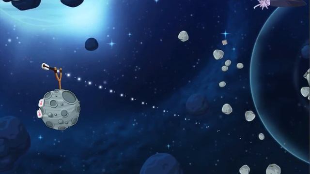 Angry Birds Space Level F-9 Beak Impact Space Eagle Walkthrough смотреть онлайн