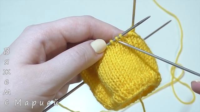 Идеальная макушка! Как закрыть макушку у шапки при вязании лицевой гладью смотреть онлайн