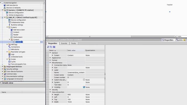 WinCC Unified V16: Screen navigation Tutorial Part 1 with two screen windows and the FindItem metho смотреть онлайн