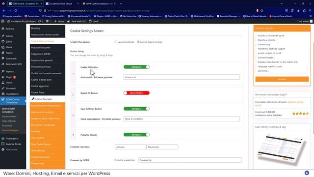 Installare e Configurare il Plugin GDPR cookie per WordPress смотреть онлайн