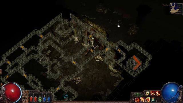 Let's Play - Path Of Exile #19 - Intruders In Black-MiniBoss-Chamber Of Sins [Level 2&3] [German/HD