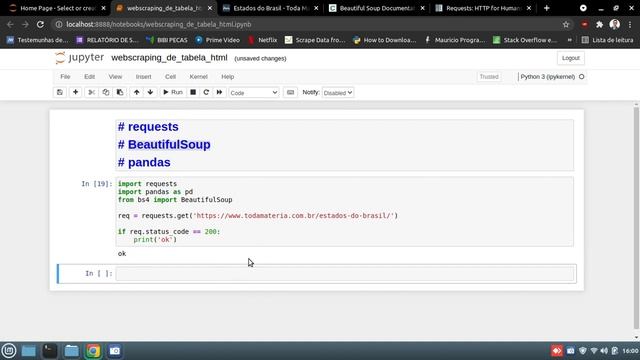 Dica python - webscraping de tabela html com python смотреть онлайн