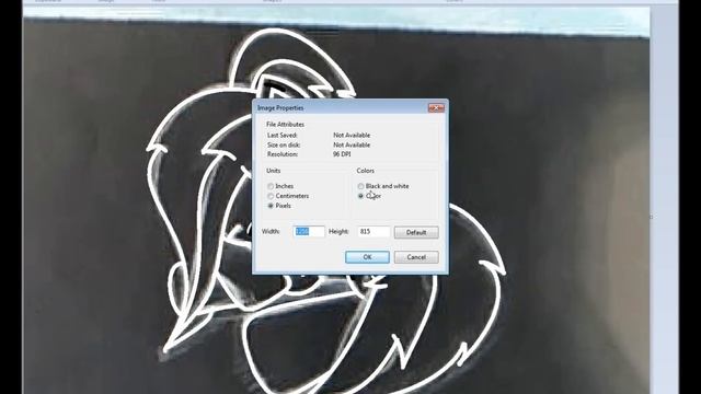 How to trace over sketches in Ms Paint смотреть онлайн